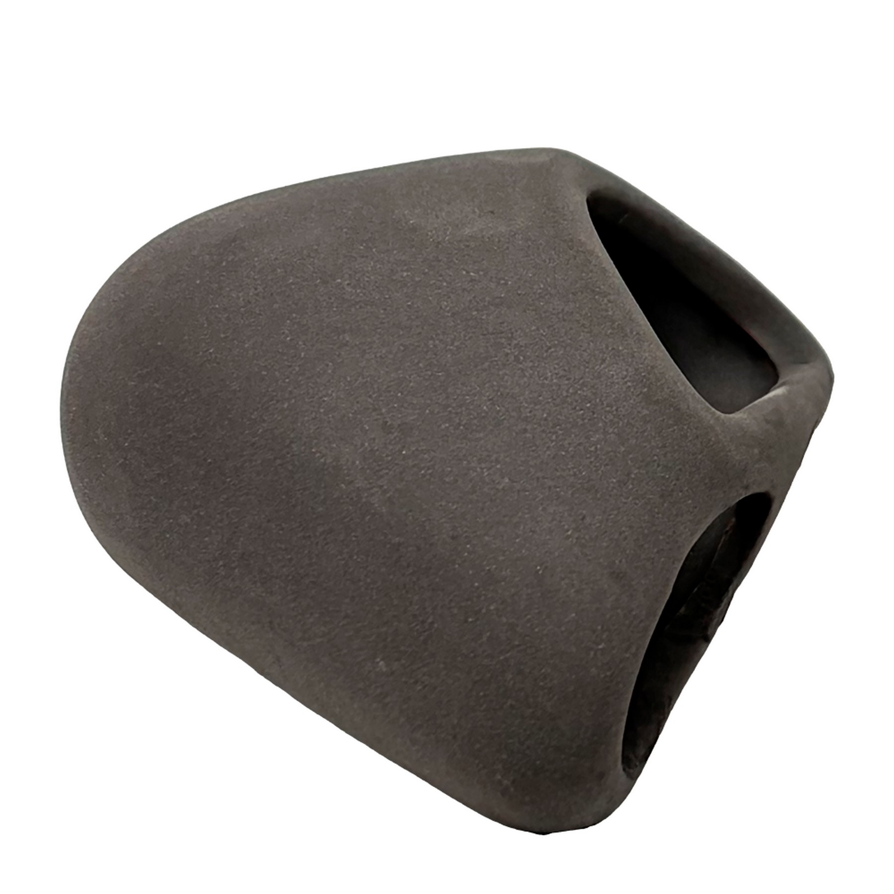 Декорація Hobby Wave Cave 1 dark 12×12×5,5 см - керамічне укриття для риб і креветок в акваріумі (41654)